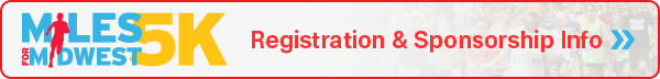 Miles for Midwest 5k Button