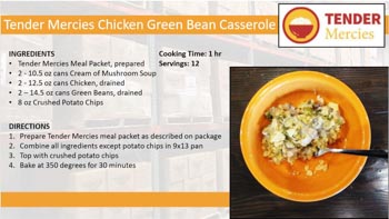Tender Mercies Chicken Green Bean Casserole