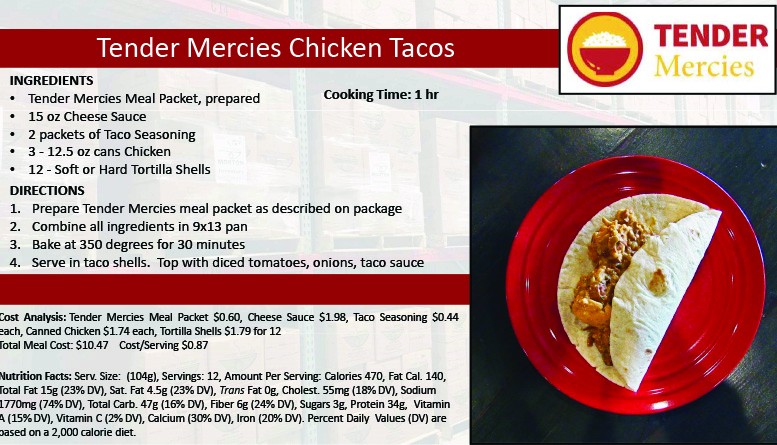 b2ap3 large Chicken Tacos