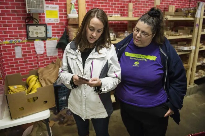 Who are Midwest Food Bank's nonprofit partners? 2 b2ap3 large Pantry 279 Herald Times photo 1