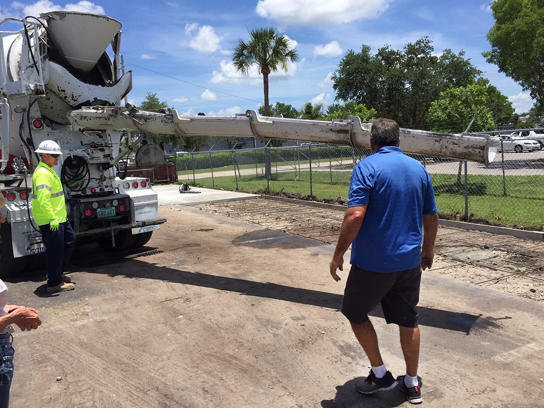 Parking lot expansion for MFB Florida 1 b2ap3 large Parking lot expansion July 3