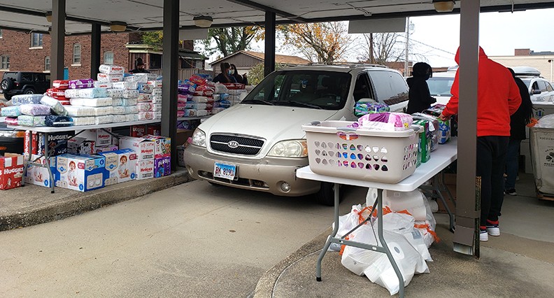 MFB Normal's dual partnership with Wesley United Methodist Church 2 b2ap3 large Wesley UMC Paper Drive 3