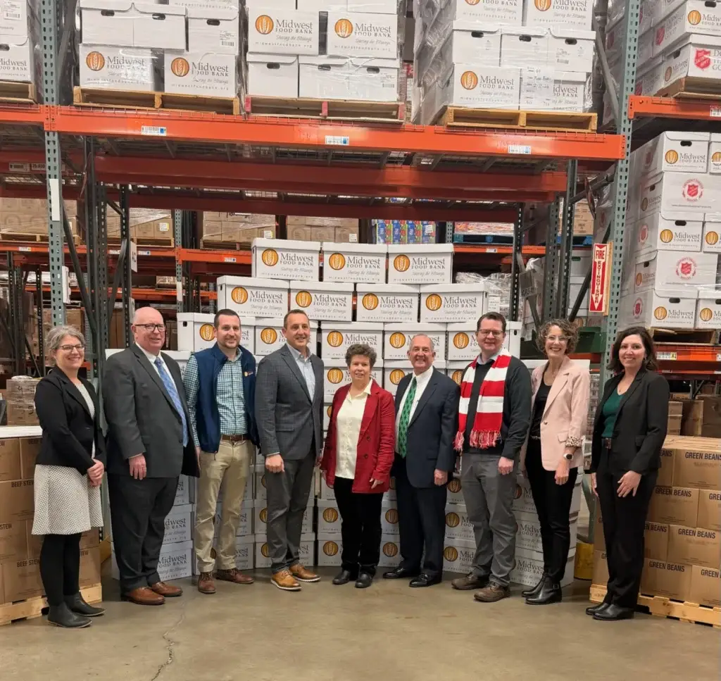 Midwest Food Bank check presentations