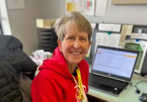 Volunteers like Sue strengthen our hunger relief efforts